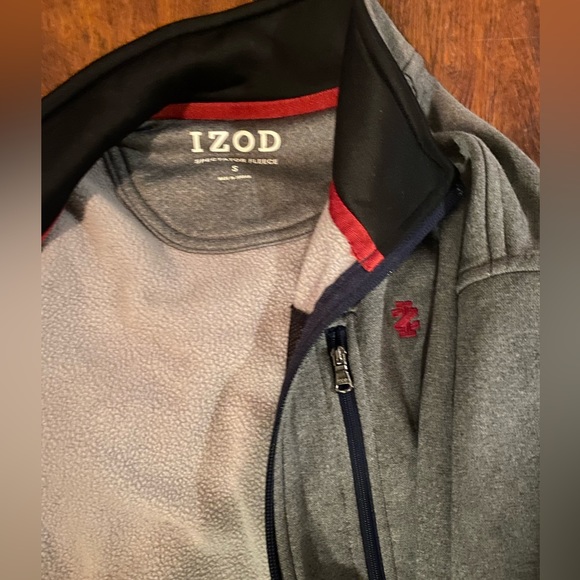 IZOD Spectator Fleece Lightweight Jacket size Small EUC - Picture 4 of 4
